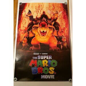 The Super Mario Bros Movie 22"×34" Poster Nintendo Illumination Set of 2